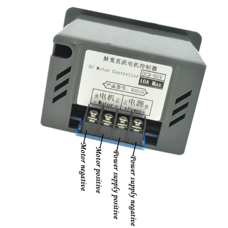 [Australia - AusPower] - DC Motor Controller X0520 20A 12V24V36V48V Motor Speed Control PWM Variable Speed Switch 