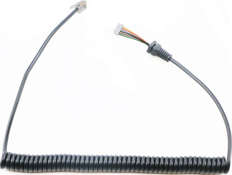 [Australia - AusPower] - Pasow Replacement Microphones Mic Cable Cord Wire for Yaesu MH-36 MH-36A6J MH-36B6JS MH42 MH-42B6J MH-42C6J MH-48 MH-48A6JA MH-48A6J FT-1500M FT-2800M FT-7100M FT-7800 FT-8800 FT-8900 FT-8900R 