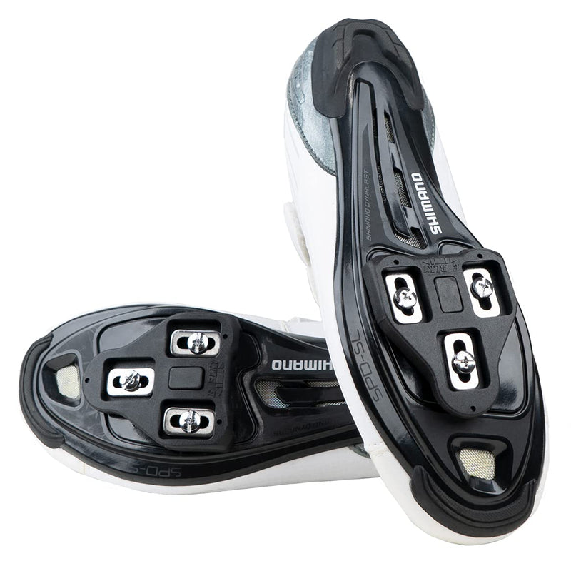 [Australia - AusPower] - BV Bike Cleats Compatible with Look Delta and Peloton Bike (0 Degree Fixed) - Indoor Cycling & Road Bike Bicycle Cleat Set 