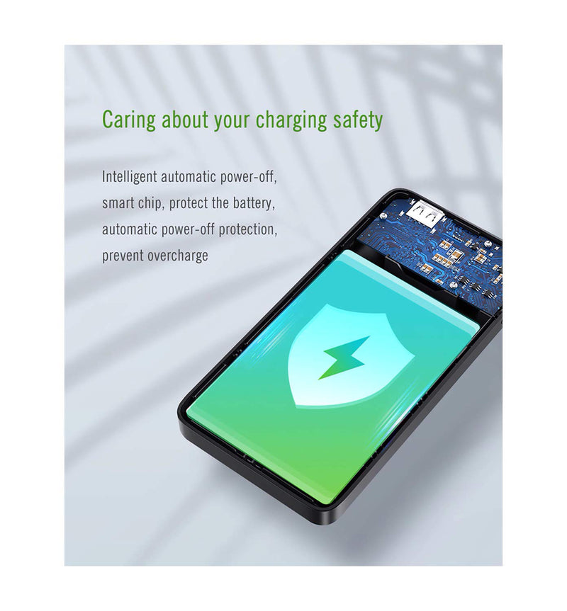 [Australia - AusPower] - Wireless Charger & Power Bank - Comes with 10000 mAh Powerful Battery with Fast Charging, Compatible with iPhone 13 Mini/Pro/Pro Max 12 Mini/Pro/11 Pro Max and Other Qi-Enabled Smartphones 