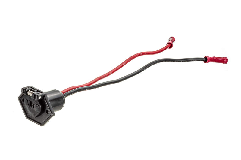 [Australia - AusPower] - MotorGuide Accessories, trolling Motor Power Receptacle, 2-Prong , Black 