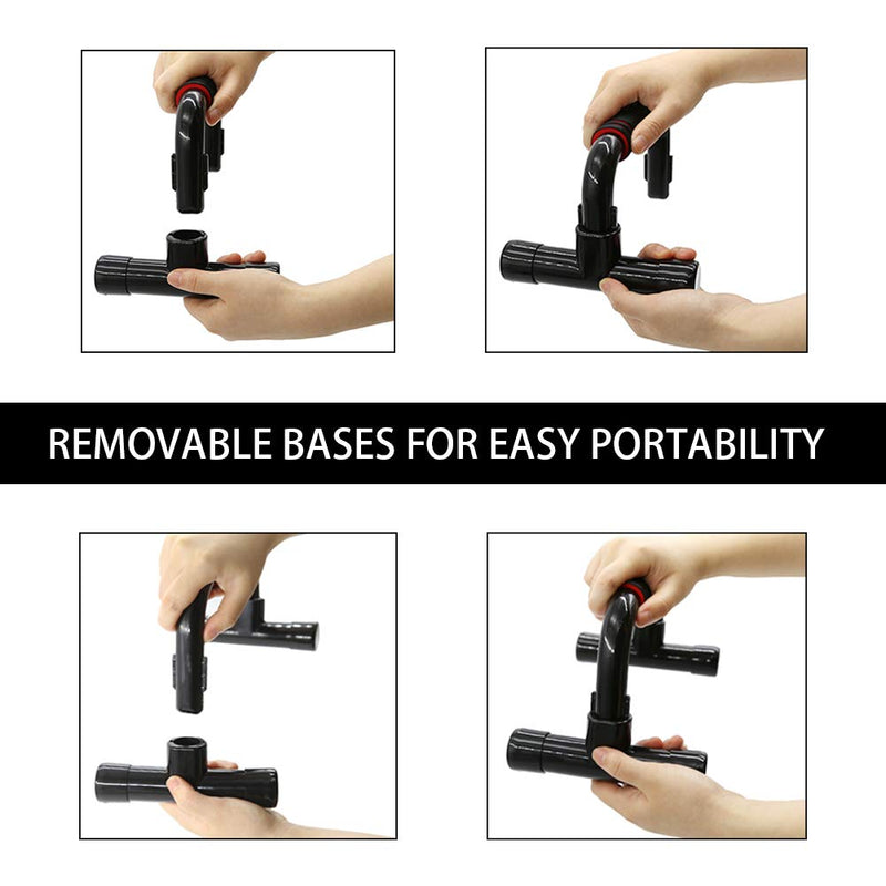 [Australia - AusPower] - Redipo Push Up Bars Strength Training - Workout Stands with Ergonomic Push-up Bracket Board with Non-Slip Sturdy Structure Portable for Home Fitness Training, Push Up Stands Handle for Floor Workouts 
