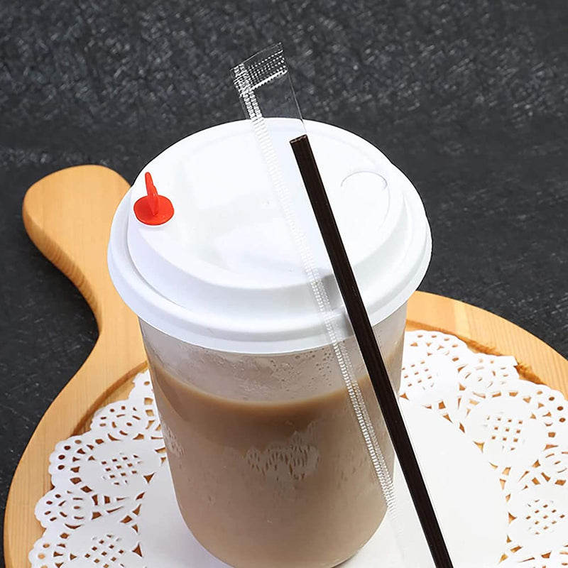 [Australia - AusPower] - 200pcs 6.7inch Disposable 3 Holes Coffee Stirrer Straw 2-in-1 Disposable Plastic Coffee Stir Sticks Coffee Stirrer Straw for Coffee Bars Office Restaurants Home Indoor Outdoor 