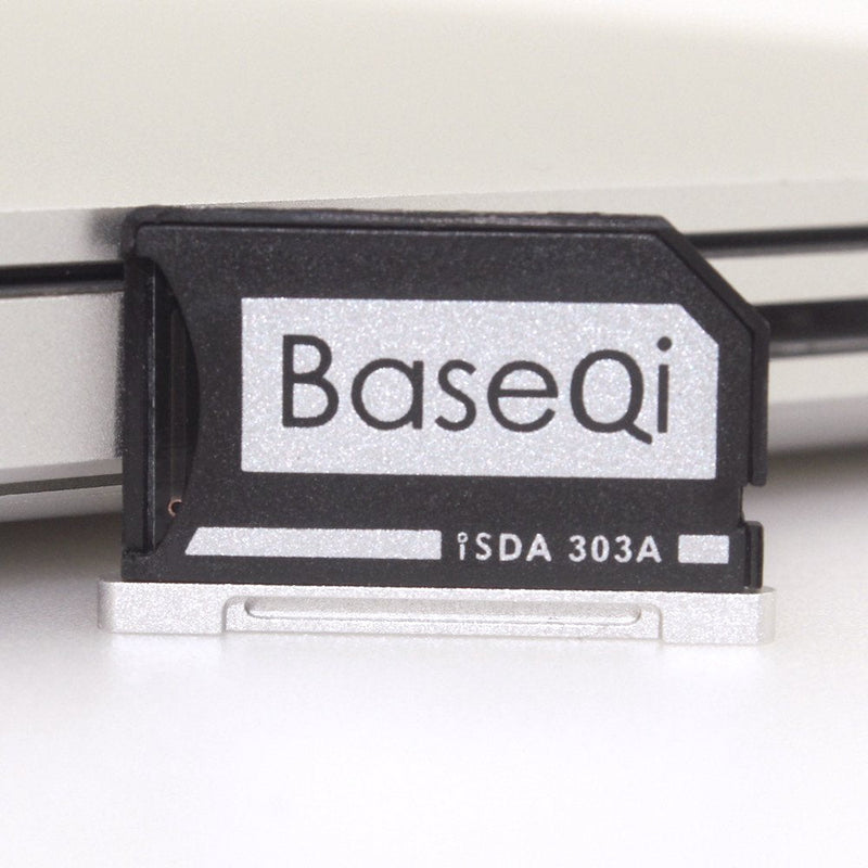 [Australia - AusPower] - BASEQI Aluminum microSD Adapter for MacBook Pro Retina 13" 