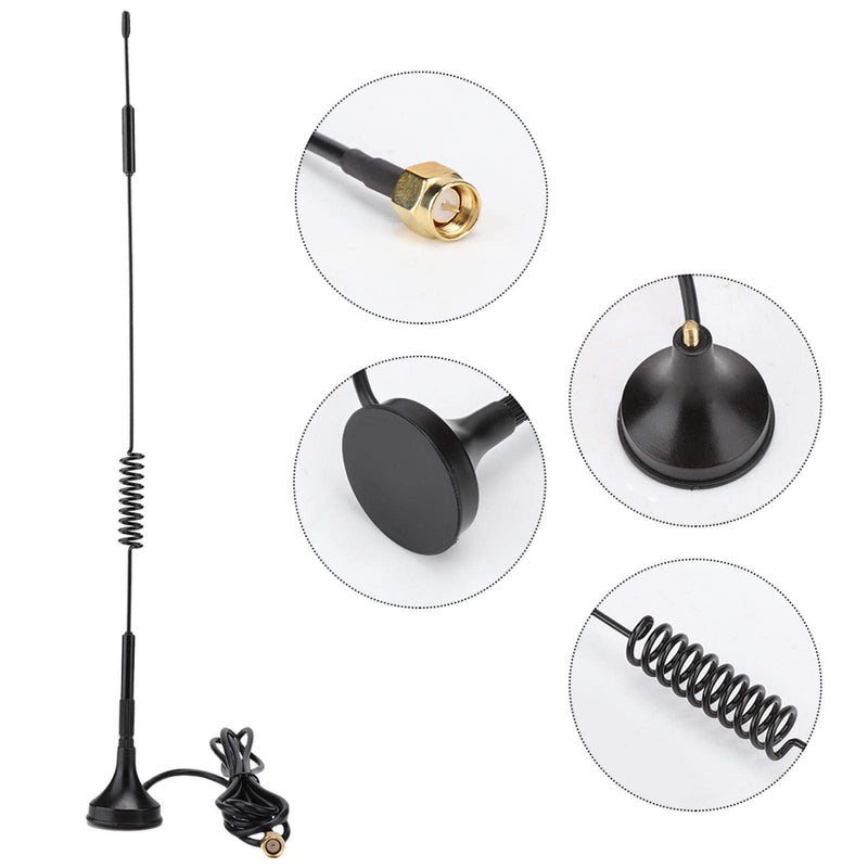 [Australia - AusPower] - Antenna, 433MHz 10dBi High Gain 31cm Antenna Magnetic Suction Antenna SMA Male Compatible with 433 Wireless Module 