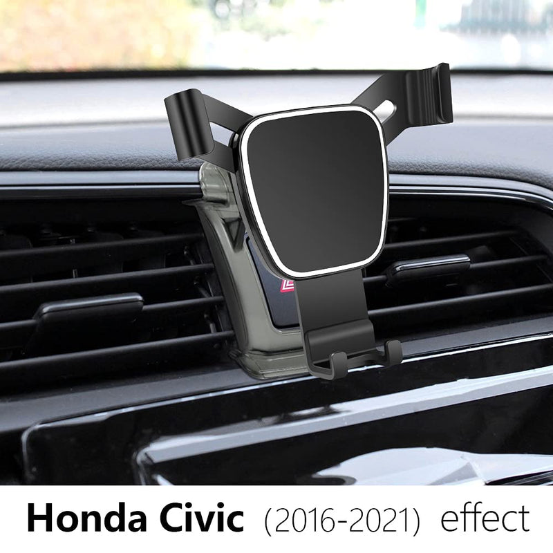 [Australia - AusPower] - LUNQIN Car Phone Holder for 2016-2021 Honda Civic Auto Accessories Navigation Bracket Interior Decoration Mobile Cell Phone Mount 