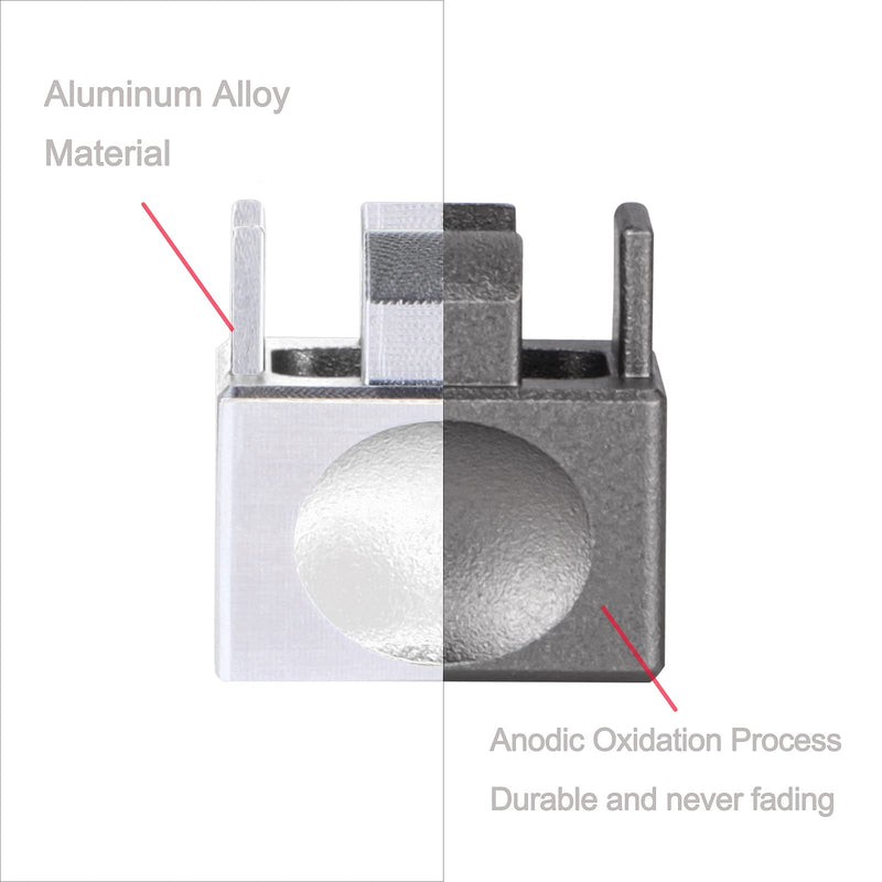[Australia - AusPower] - New Fashion Kingdom Metal Switch Opener Mechanical Keyboard Keycaps Lubricate Aluminum for Kailh - Gray Kailh Switch Opener 
