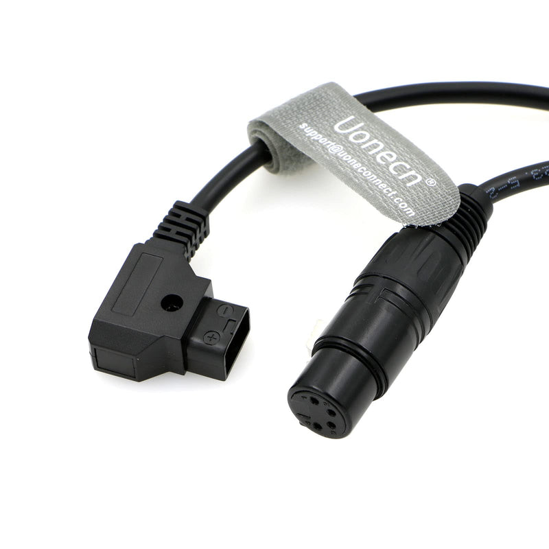 [Australia - AusPower] - Uonecn Practilite 602 DSLR Camcorder Power Cable XLR 4 pin Female to D-tap Male for Sony F55 SXS Camera 