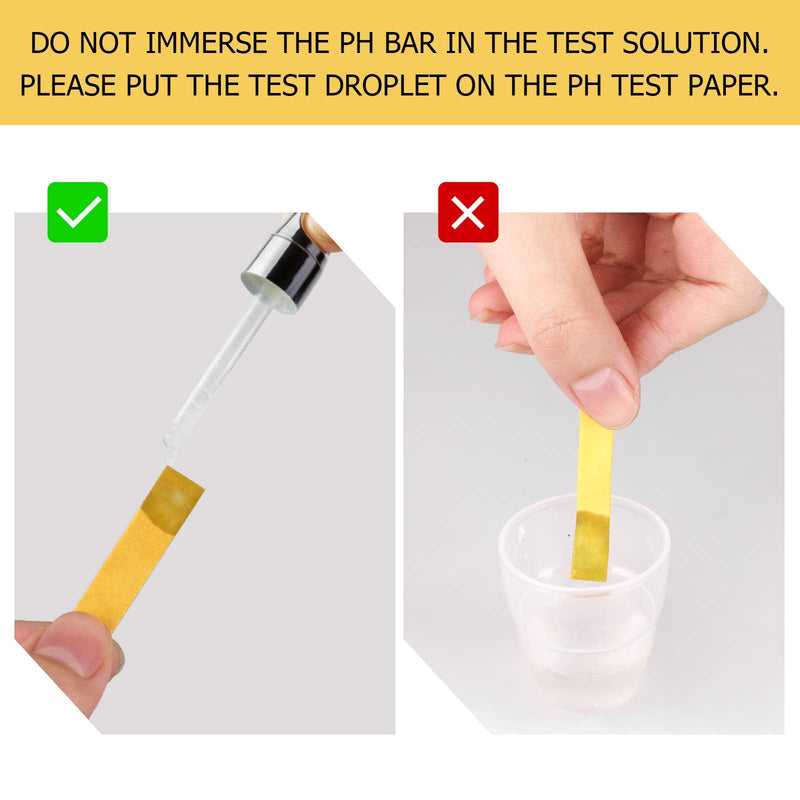 [Australia - AusPower] - pH Test Strips, 4 Packs of 320 pH. 1-14 Test Paper, Litmus Paper pH Test Strips, pH Balance Test Strips for Women for Water Saliva Urine Soil Testing 