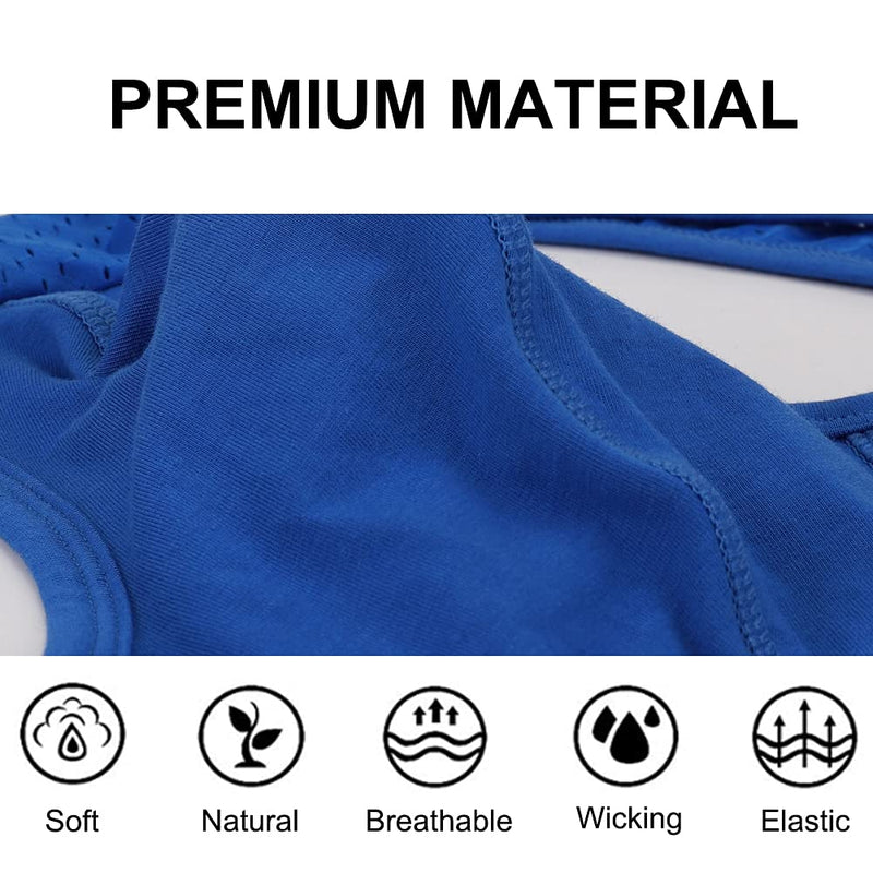 [Australia - AusPower] - SKYSPER Men's Jockstrap Breathable Mesh Cotton Jock Straps Male Underwear, Athletic Supporters for Men Sg07-4color/4pcs Small 