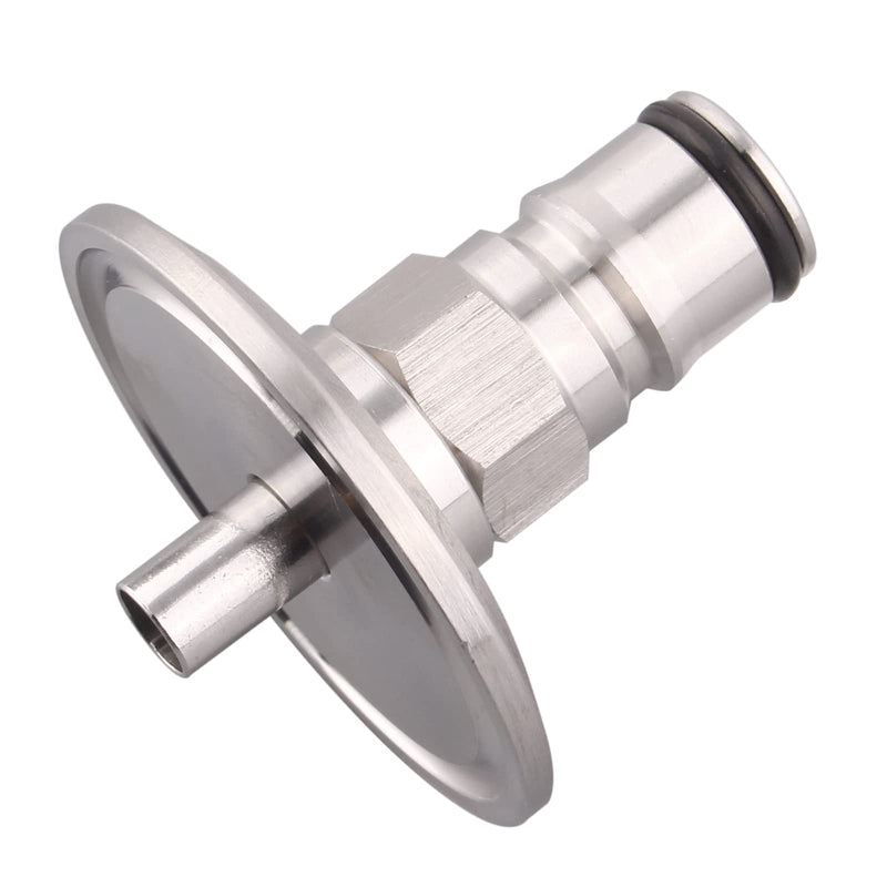 [Australia - AusPower] - DERNORD 1.5 Inch Tri Clamp to Ball Lock Post, SS304 Sanitary Brewer Fitting, 50.5mm OD Ferrule for Conicial Fermenter Pressure Transfer (Liquid) Liquid 