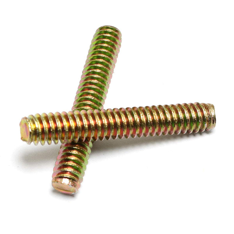 [Australia - AusPower] - Pro Bamboo Kitchen 8pcs Color Zinc Full Thread Screw 1/4x1-1/2" Stainless Steel Full Thread Rod for Furniture Mounting Assembly Fastening 8 x 1/4x1-1/2 Inch 
