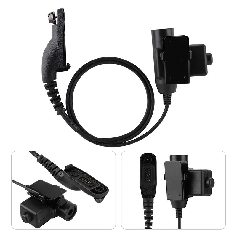 [Australia - AusPower] - Lazmin Acoustic Tube Earpiece, ABS Military Headset Compatible for APX-4000, APX-6000, APX-6000XE, APX-7000 