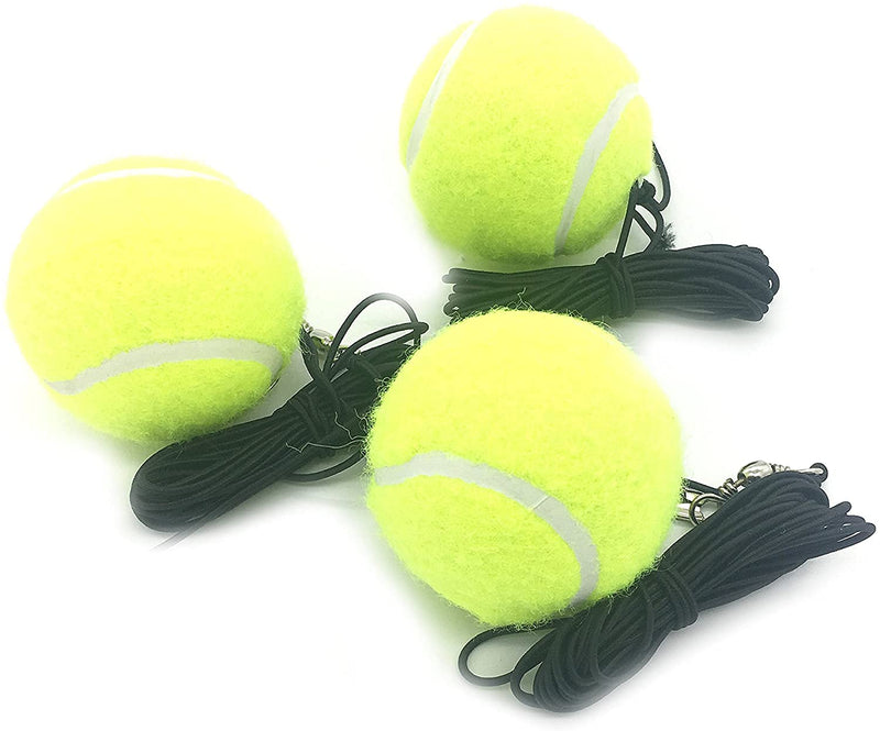 [Australia - AusPower] - TaktZeit String Ball Spare Balls for Tennis Trainer Tennis Balls for Rebound Baseboard Self Tennis Training Tool Ball Back Training Gear Basic 3Pcs 