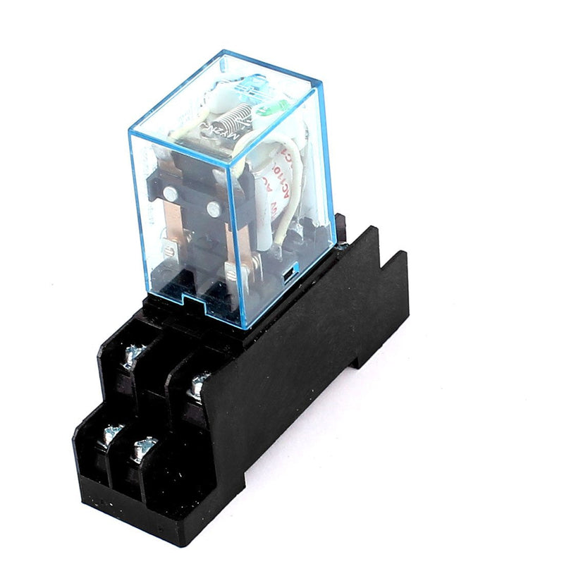 [Australia - AusPower] - uxcell MY2N-J 110VAC Coil DPDT Electromagnetic Power Relay with Socket Base, 8 Pin 