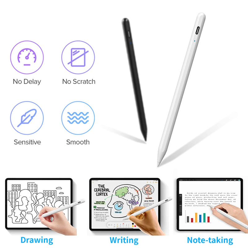 [Australia - AusPower] - YEMODO Stylus Pen for iPad Touch Screens with Palm Rejection Side Magnetic Active Capacitive Pencil Compatible with Apple iPad 6th/7th/8th,Mini 5, iPad air 3th/4th, iPad pro 11/12.9-inches, (Blue) Z-Blue 