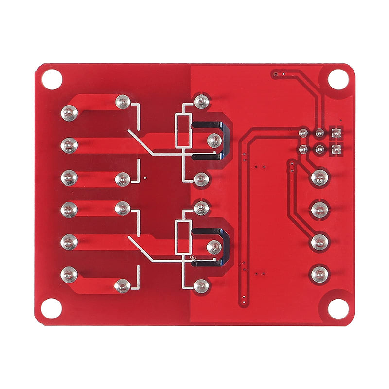 [Australia - AusPower] - AEDIKO 4pcs DC 5V Relay Module 2 Channel Relay Board with Optocoupler Support High or Low Level Trigger 2 Channel - 5V 