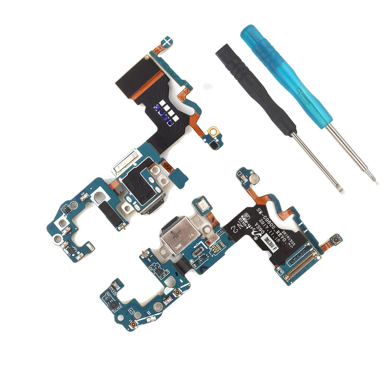 [Australia - AusPower] - YHXMARSCAN Charging Port Replacement for Samsung Galaxy S9 G960U USB Charging Port Flex Cable Dock Connector with Screwdriver Tools (Not for Galaxy S9 G960F) 