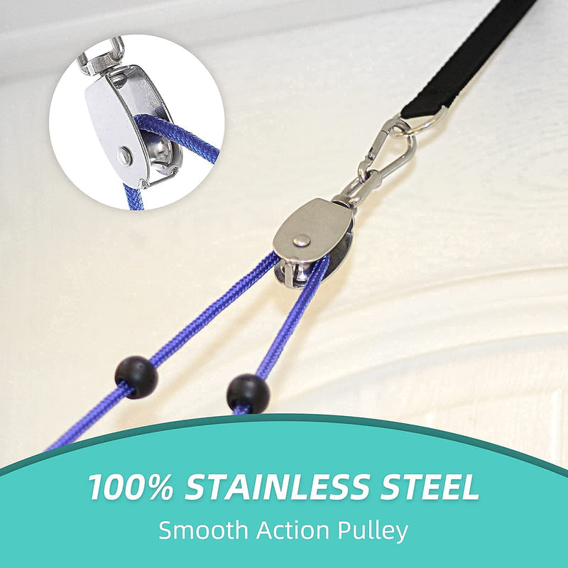 [Australia - AusPower] - Fanwer Shoulder Pulley - Multi-Use Pulleys for Shoulder Rehab Over Door - Arm Rehabilitation Assisting Exercise Equipment for Rotator Cuff Recovery, Improve Flexibility Stretching, Range of Motion 