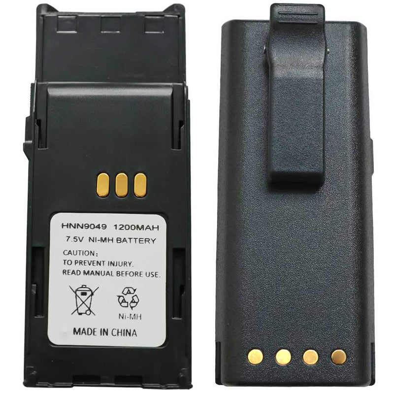 [Australia - AusPower] - Teseko HNN9049 Two-Way Radio Battery Replacement(1200mAh,7.5V,NI-MH) for Motorola HNN9049 HNN9049A HNN9049AR HNN9049B HNN9049H HNN9050 HNN9050A HNN9051 HNN9051A P1225 P1225 