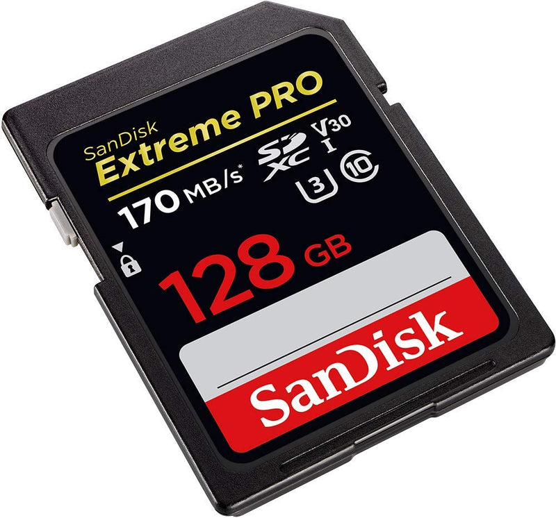 [Australia - AusPower] - SanDisk 128GB SDXC SD Extreme Pro Memory Card Bundle Works with Nikon D3500, D7500, D5600 Digital DSLR Camera 4K V30 U3 (SDSDXXY-128G-GN4IN) Plus (1) Everything But Stromboli (TM) 3.0 SD/Micro Reader 