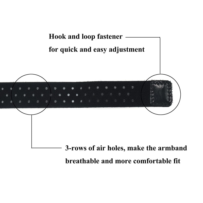 [Australia - AusPower] - B-Great Breathable Hook and Loop Armband for Compatible with Fitbit Versa 2/Versa/Versa Lite/Blaze Smartwatch X-Large 