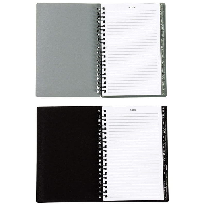 [Australia - AusPower] - Password Book with Alphabetical Tabs, Spiral Bound Internet Address Keeper Logbook (2 Pack, 6x7 in) 