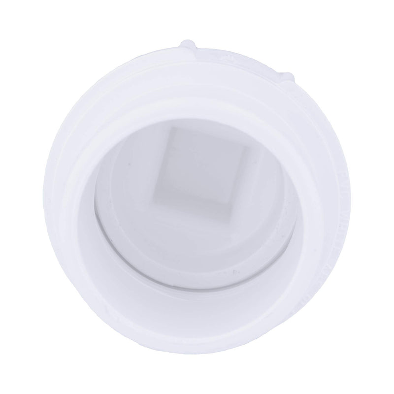 [Australia - AusPower] - CHARLOTTE PIPE 1 1/2 DWV FTG C/O ADAPTER W/CO PLUG DWV (DRAIN, WASTE AND VENT) ( 1 Unit Piece ) 1 1/2 Inch ( EACH qty: 1 ) White 