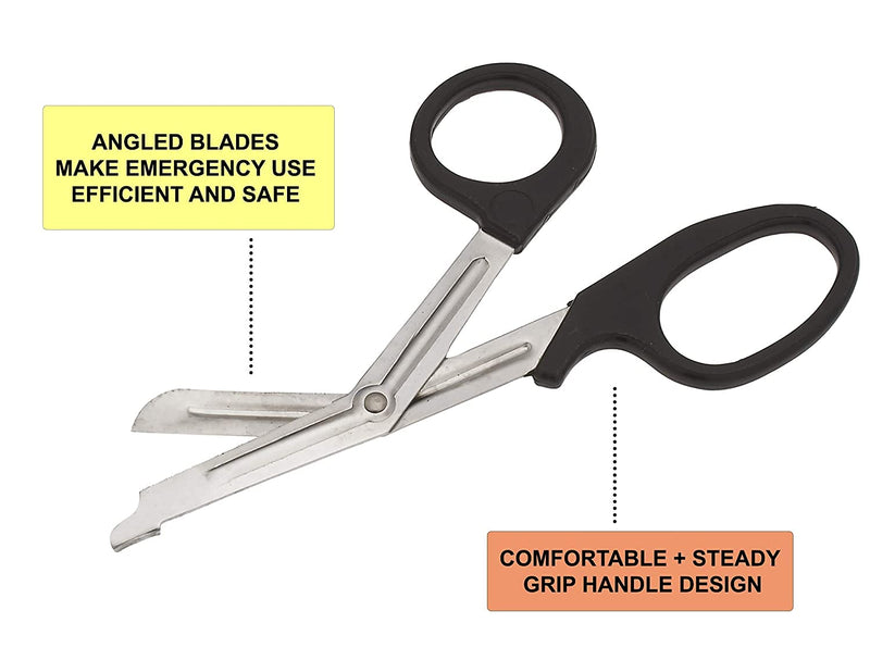 [Australia - AusPower] - NEW! 6 pcs EMT Trauma Shear Heavy Duty Assorted Rainbow, Ideal for EMS, Nurse, Medic, Police and Firefighter, Strong Enough to Cut A Penny in Half 