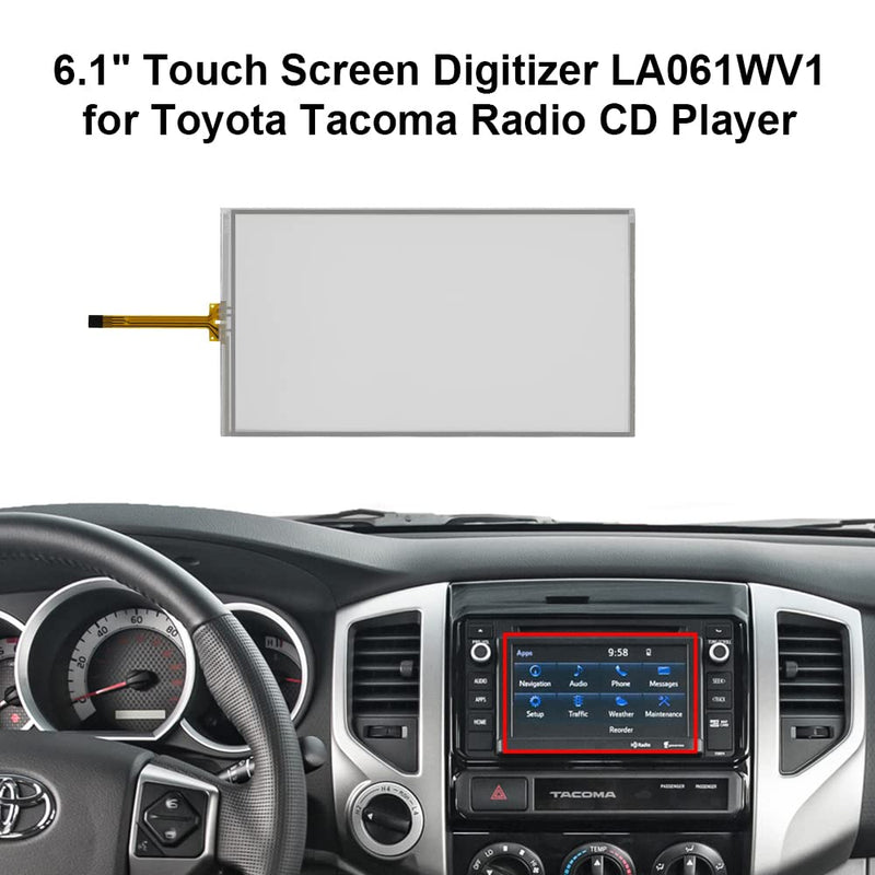 [Australia - AusPower] - 6.1" Touch Screen Digitizer Replacement for Toyota Tundra 4Runner Tacoma Highlander Radio CD Player E7028 