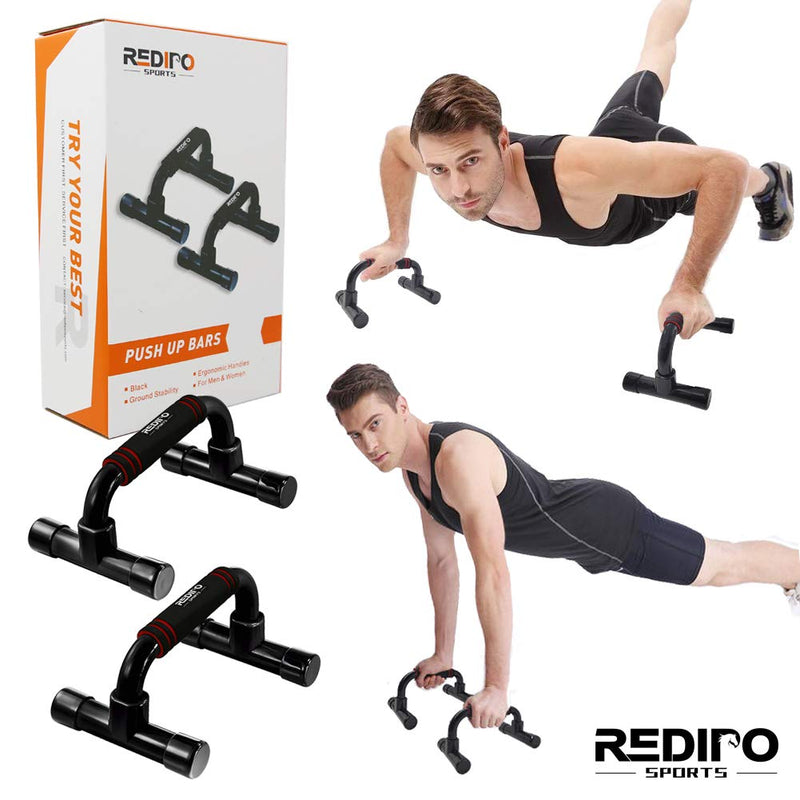 [Australia - AusPower] - Redipo Push Up Bars Strength Training - Workout Stands with Ergonomic Push-up Bracket Board with Non-Slip Sturdy Structure Portable for Home Fitness Training, Push Up Stands Handle for Floor Workouts 