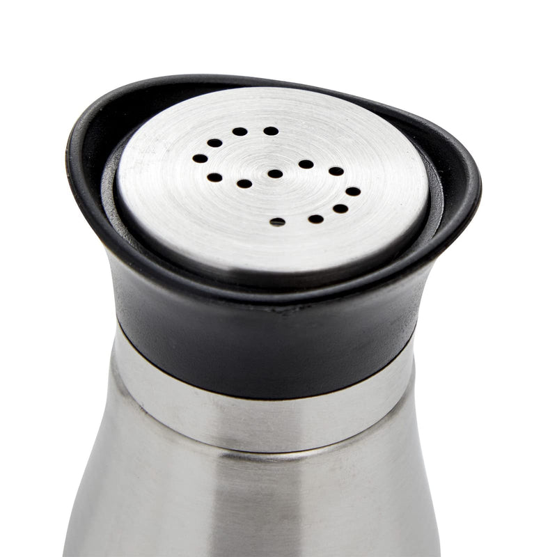 [Australia - AusPower] - Juvale Salt and Pepper Shakers Set, Stainless Steel and Glass Dispenser (4oz) 