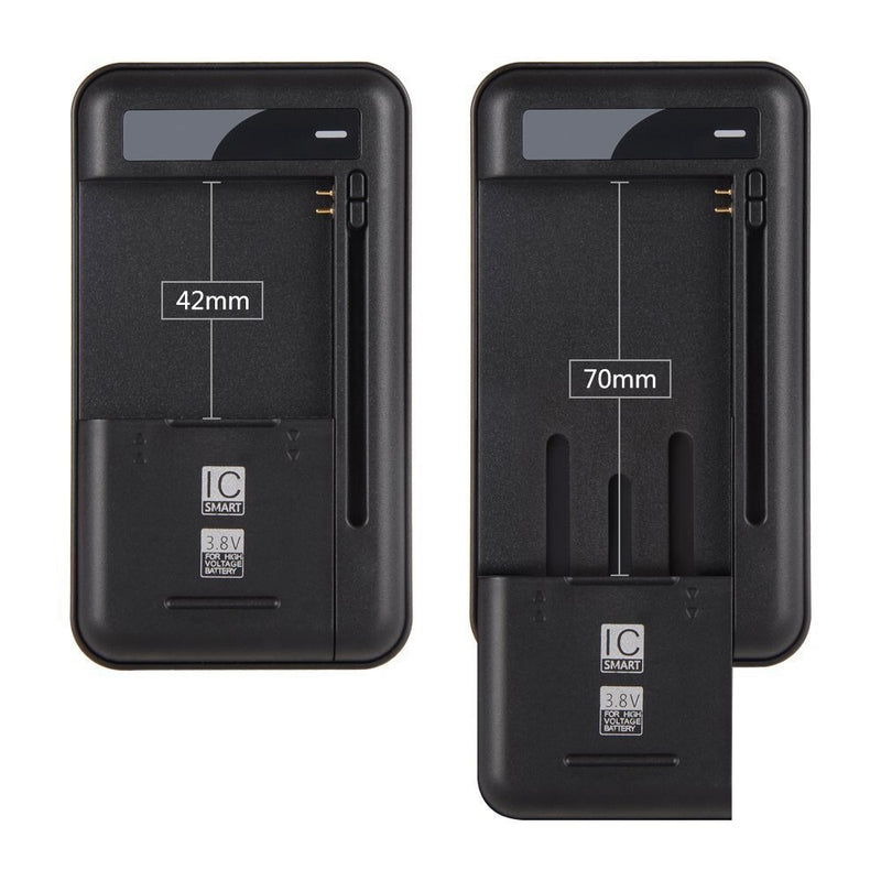 [Australia - AusPower] - Onite Universal Battery Charger with USB Output Port for 3.8V High-Voltage Battery of Samsung Galaxy S2 S3 S4 J5, Note 2 3, Edge, Mega, LG Optimus G G2 G3 