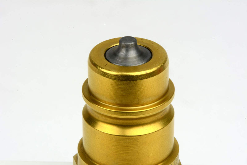 [Australia - AusPower] - TEMCo 1/2" Female NPT Thread 1/2" Body Pair Hydraulic Coupler ISO 5675 Poppet Valve Quick Connect for Tractors and Ag Equipment Fits Pioneer Parker Format - HF0054 (HF0052 + HF0053) 
