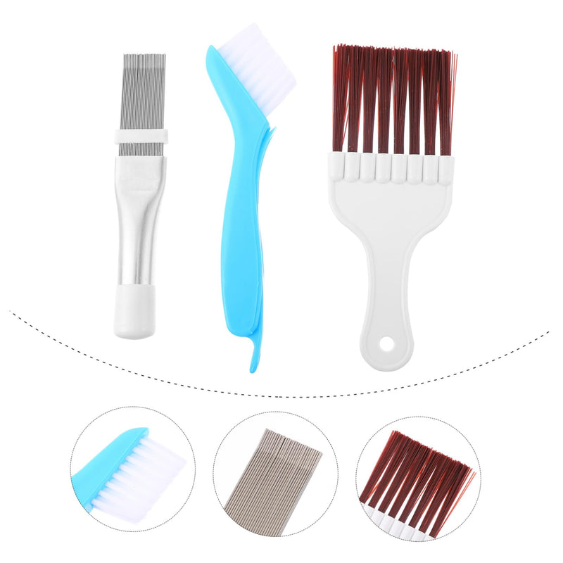 [Australia - AusPower] - HOMSFOU 1 Set Air Conditioner Cleaning Brush Kitchen Cleaning Brush Cooling fin Comb Cleaner Brush a/c Condenser air Conditioning Condenser Air Conditioner Cleaning Tool Clean Brush fins 