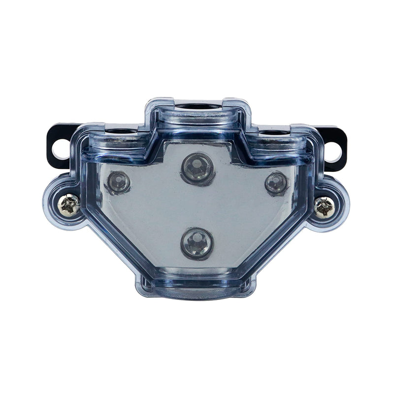 [Australia - AusPower] - S SYDIEN 1Pc 3 Ways Car Audio Stereo Amp Power/Ground Distribution Block Cable Splitter , 1x4 Gauge Input 3x8 Gauge Output 