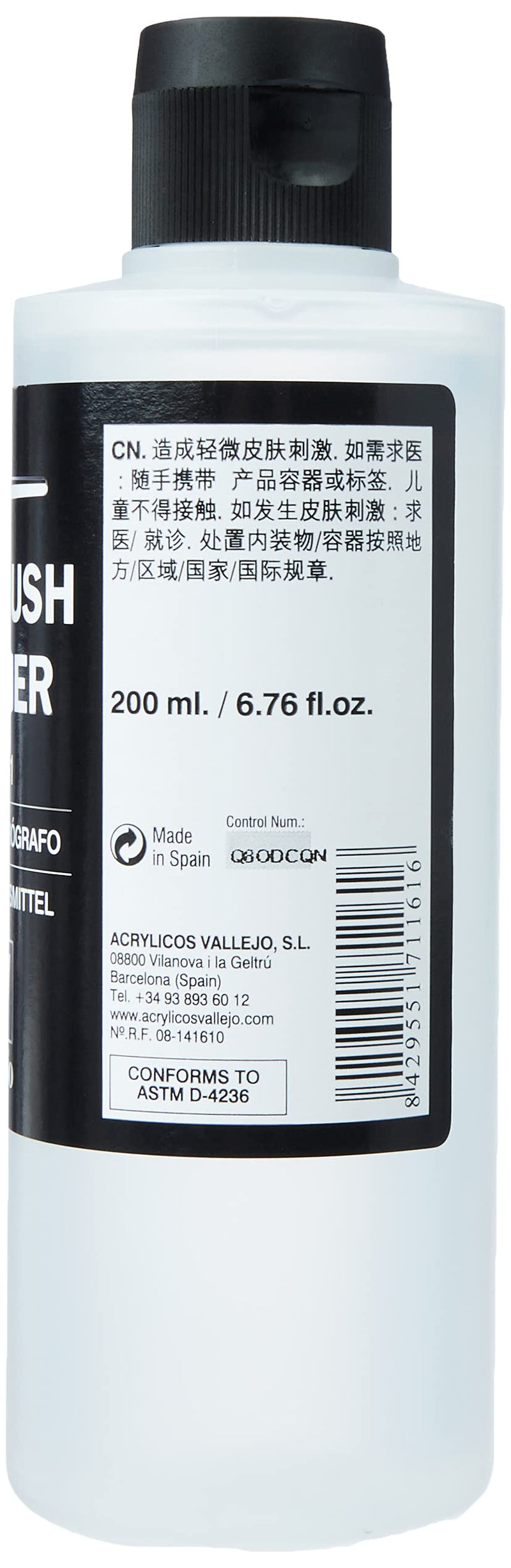 Vallejo Airbrush Thinner 200ml Paint AusPower Australia