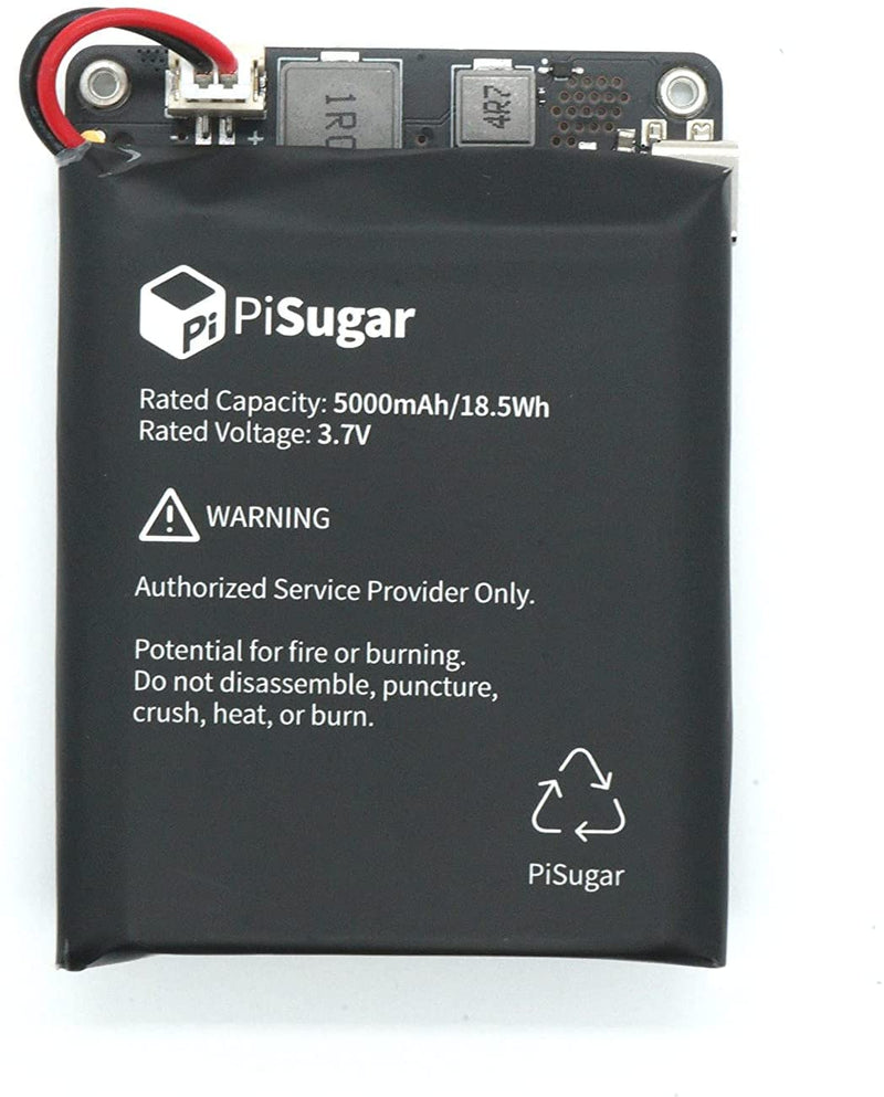 [Australia - AusPower] - Pisugar S Pro Portable 5000 mAh UPS Lithium Battery Power Module Power Supply for Every Raspberry Pi 3B/3B+/4B Model Accessories handhold 