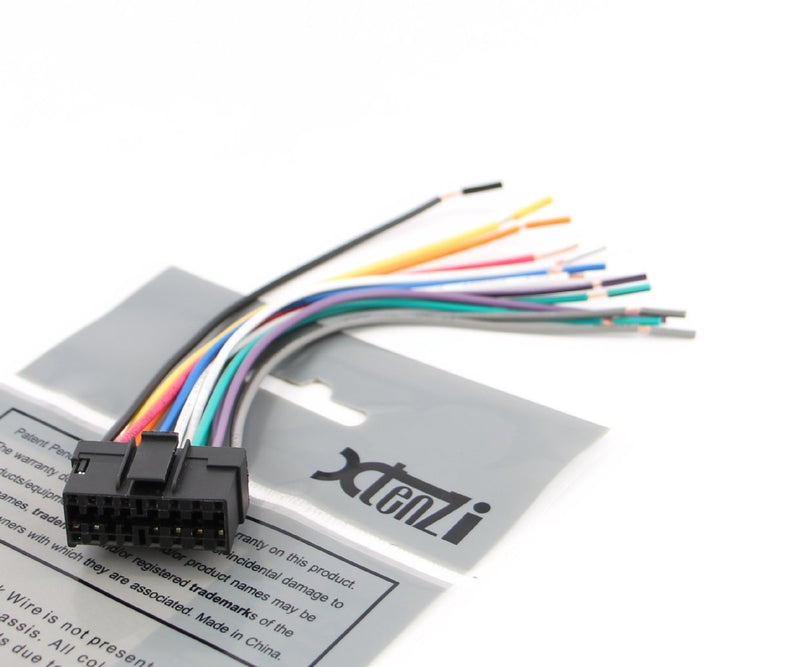 [Australia - AusPower] - Xtenzi Car Radio Wire Harness Compatible with JVC CD DVD Navigation in-Dash - XT91021 