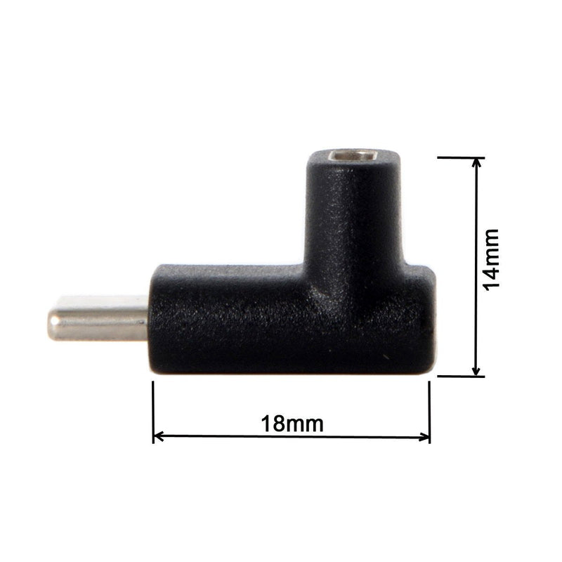 [Australia - AusPower] - Cablecc 90 Degree Up or Down Angled Reversible USB 3.1 Type-C Male to Female Extension Adapter for Laptop & Phone 