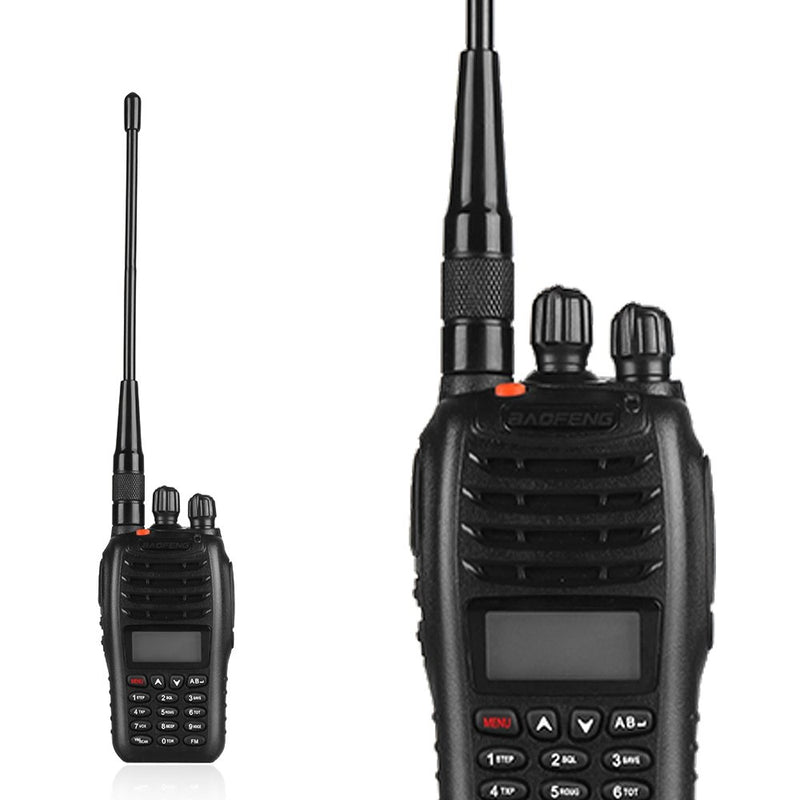 [Australia - AusPower] - TNP 701S Radio Antenna - SMA Female 8" Inch Whip VHF/UHF (144/430Mhz) High Gain Antenna for BaoFeng, Pofung, Kenwood, Wouxun, Yaesu Compatible Two-Way Ham Radio Walkie Talkies 