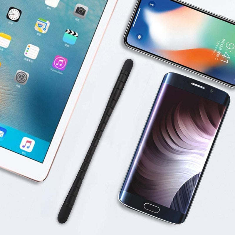 [Australia - AusPower] - Junluck Stylus, Touch Screen Pen, Capacitive Stylus Stylus Pen Black Double-Head for Phone for Tablet 
