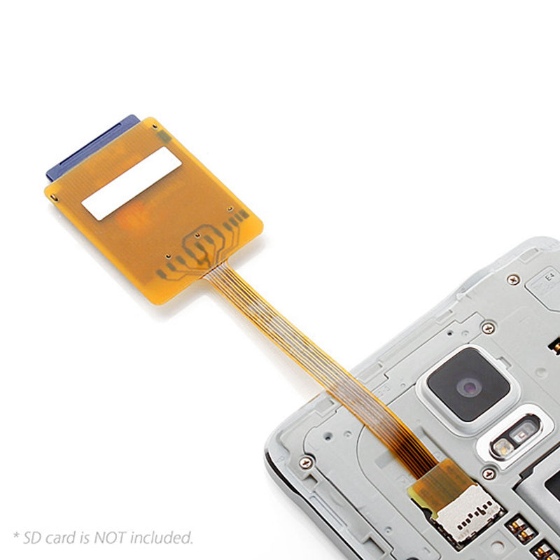 [Australia - AusPower] - CY 10cm Soft Flat Micro SD TF Memory Card Kit Male to SD Female Extending FPC Cable 