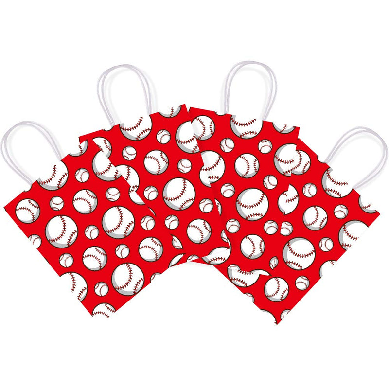 [Australia - AusPower] - Baseball Bag, Baseball Print Paper Bags for Baseball Party Supplies Party Decorations- Baseball Party Bags Party Favor Goody Treat Candy Gift Bags for Kids Adults Birthday Party Decor- 16 PCS 