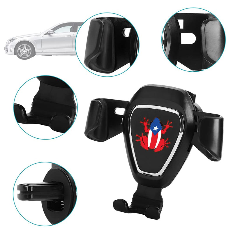 [Australia - AusPower] - Puerto Rico Coqui Car Mount Phone Holder Automatic Locking Universal Air Vent GPS Cell Phone Holder for Puerto Rico Car Accessories for Coqui 