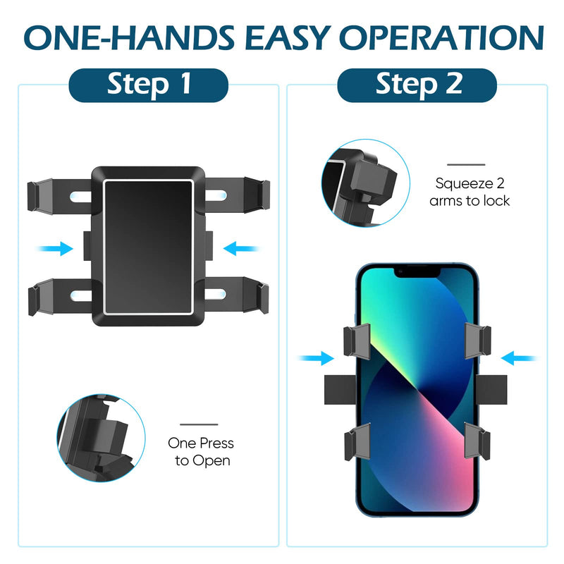 [Australia - AusPower] - Car Phone Holder Mount,2022 Upgrade Cell Phone Holder for Car,Hands Free Phone Holder Car,Universal Phone Holder for Car Dashboard Windshield Air Vent Car Mount Compatible with All Mobile Phones 