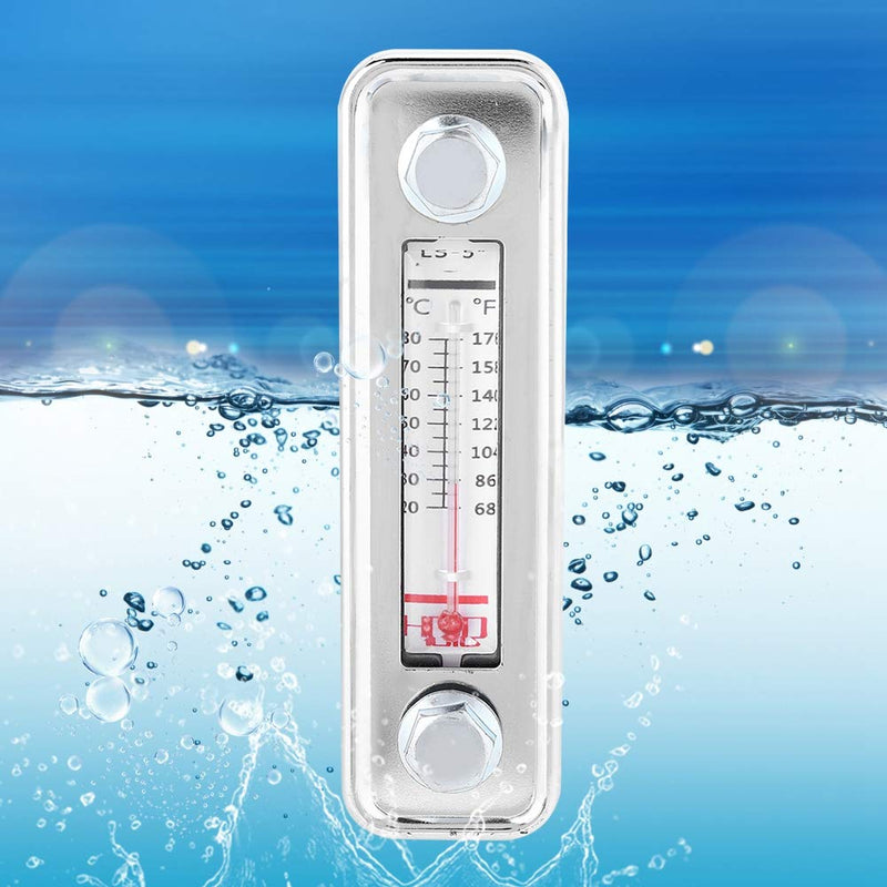 [Australia - AusPower] - Oil Liquid Level Gauge Meter Transparent Intuitive Display Good Sealing Accurate Measurement for Home or Factory(LS-5) LS-5 