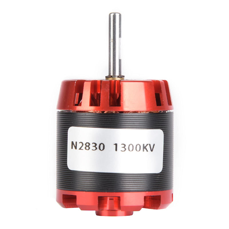 [Australia - AusPower] - Tbest Brushless Motor, N2830 1300KV Metal Remote Control External Rotor Brushless Motor Fit for A2212 4-axis Aircraft Electric Bicycle Modification Accessories 