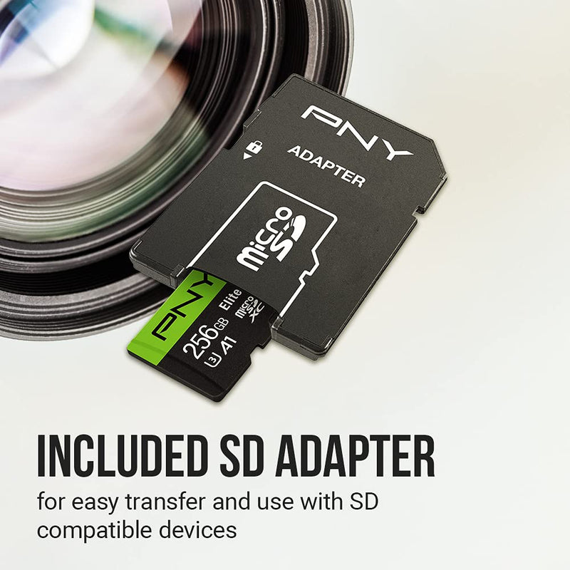 [Australia - AusPower] - PNY 64GB Elite-X Class 10 U3 V30 microSDXC Flash Memory Card 3-Pack - 100MB/s, Class 10, U3, V30, A1, 4K UHD, Full HD, UHS-I, micro SD 64GB 3-Pack 