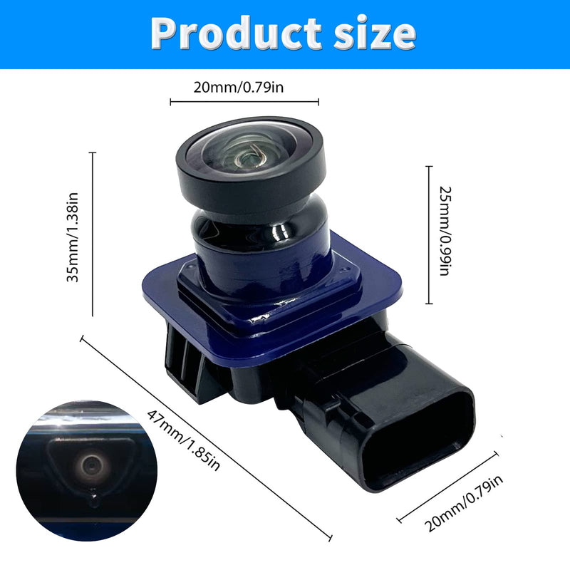 [Australia - AusPower] - Rear View Back Up Camera Multiangle Views Compatible with Ford Fusion 2013-2016 Replaces ES7Z19G490A ES7Z-19G490-A DS7Z19G490A DS7Z-19G490-A 